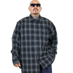 Checker L/S Flannel Shirt Black/Black