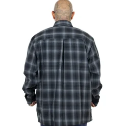 Checker L/S Flannel Shirt Black/Black