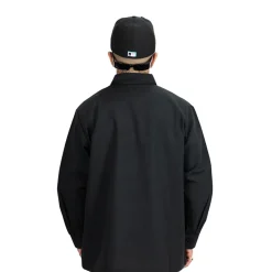 Checker L/S Zip Black