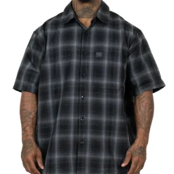 Checker S/S Flannel Black/Black