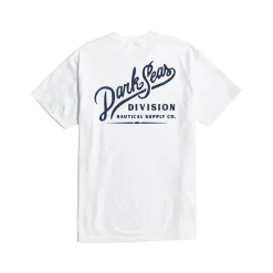 Chestnut Pocket Tee White