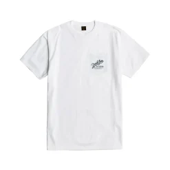 Chestnut Pocket Tee White