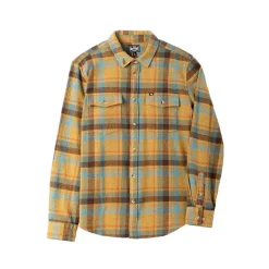 Colombia Woven Shirt Khaki/ Brown