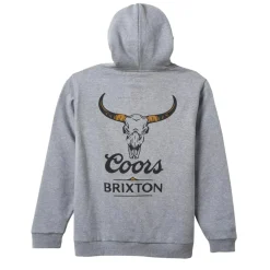 Coors Bull Hoodie Heather Grey