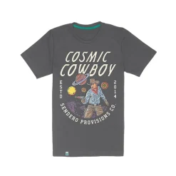Cosmic Cowboy Tee Asphalt