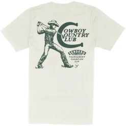 Cowboy Country Club Tee Vintage White