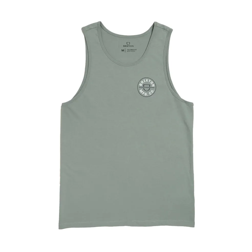 Crest Tank Top Chinois Green/ White/ Black