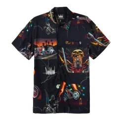 David Mann Collage Woven Black