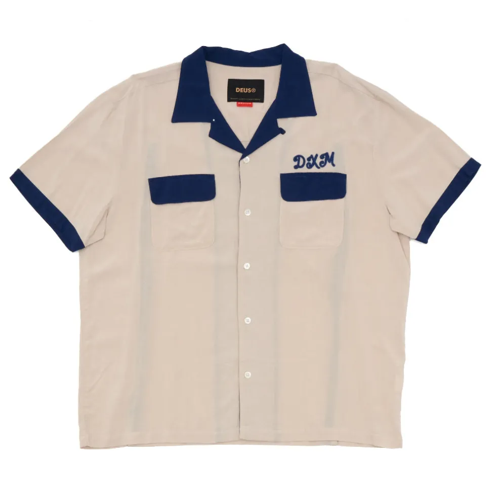 Diablo Bowling Shirt Dirty White