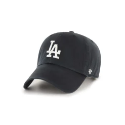 Dodgers Black Clean Up Hat W/No Loop Label
