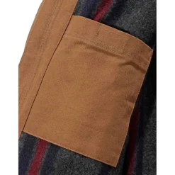 Duck Blanket-Lined Detroit Jacket Brown