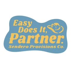Easy Does It Sticker