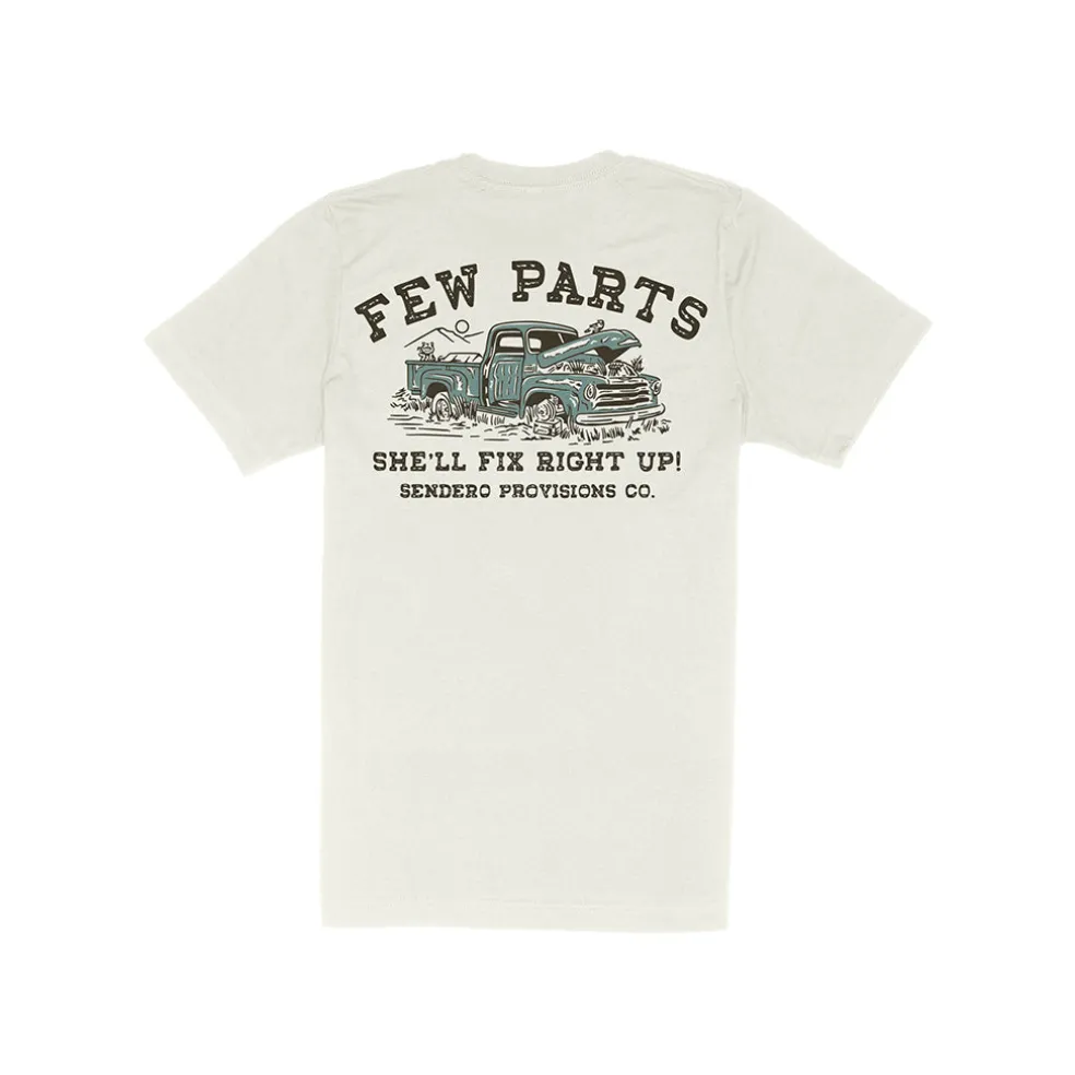 Few Parts Tee Vintage White