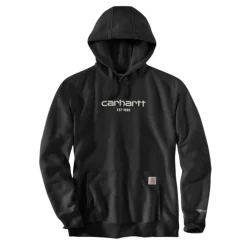 Force Lightweight Logo Graphic Hoodie Black