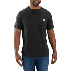 Force Relaxed Fit S/S Pocket Tee Black