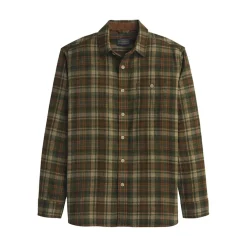 Fremont Flannel Olive/Rust Plaid