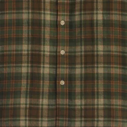 Fremont Flannel Olive/Rust Plaid