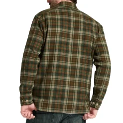 Fremont Flannel Olive/Rust Plaid