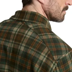 Fremont Flannel Olive/Rust Plaid