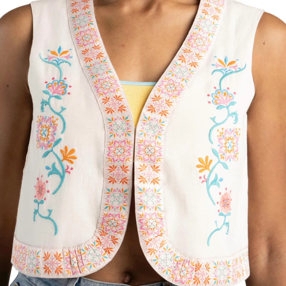 Frontier Vest Vintage White