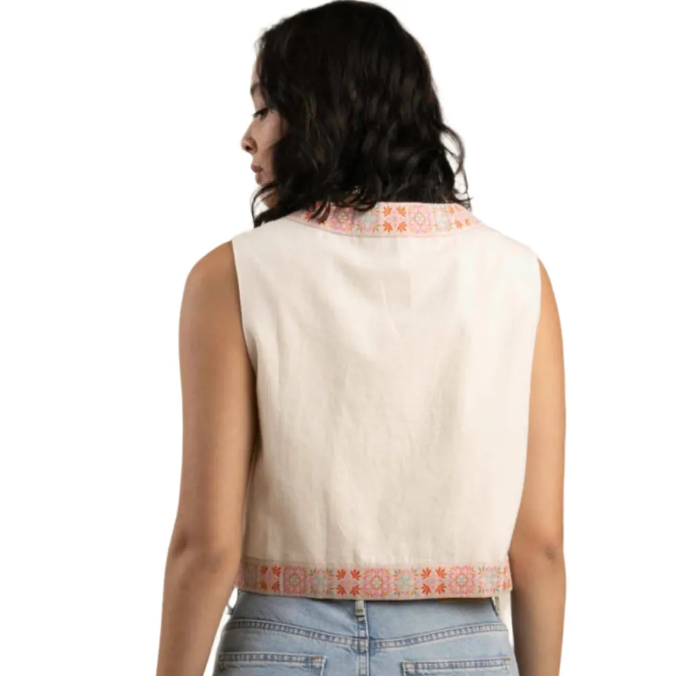 Frontier Vest Vintage White