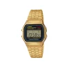 Gold Band Black Face Casio
