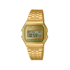 Gold Face Casio with Green Accent