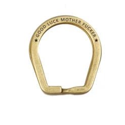 Good Luck Split Ring Key Fob