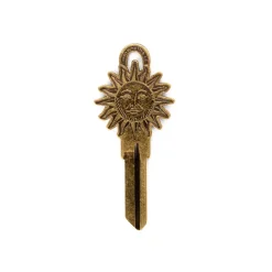 Good Morning Key Antique Brass
