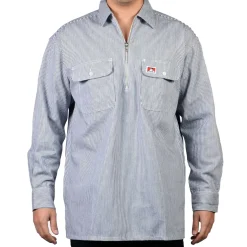 Half Zip Long Sleeve Hickory