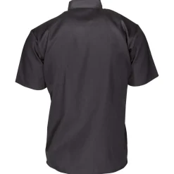 Half Zip Short Sleeve Charcoal