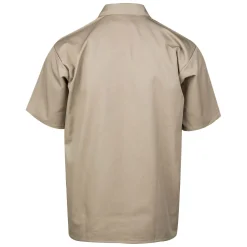 Half Zip Short Sleeve Khaki
