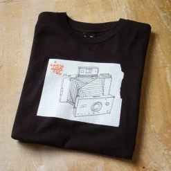 Hecox Polaroid Camera Tee Black