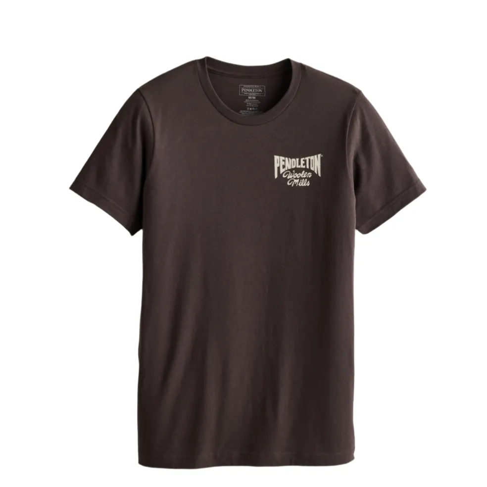 Heritage Rodeo Rider Tee Brown/Cream