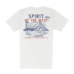 High Plains Tee Vintage White