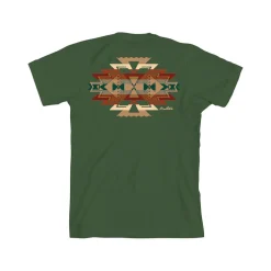Highland Peak S/S Tee Military Green/Multi
