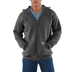 Hooded Zip Front Sweatshirt