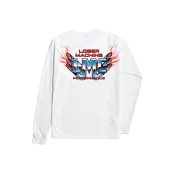Hot Exhaust L/S Tee White