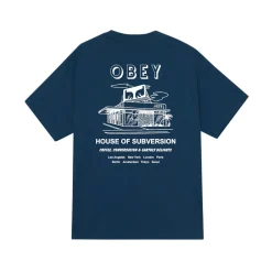 House of Subversion Tee Harbor Blue