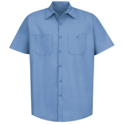 Industrial Work Shirt Light Blue