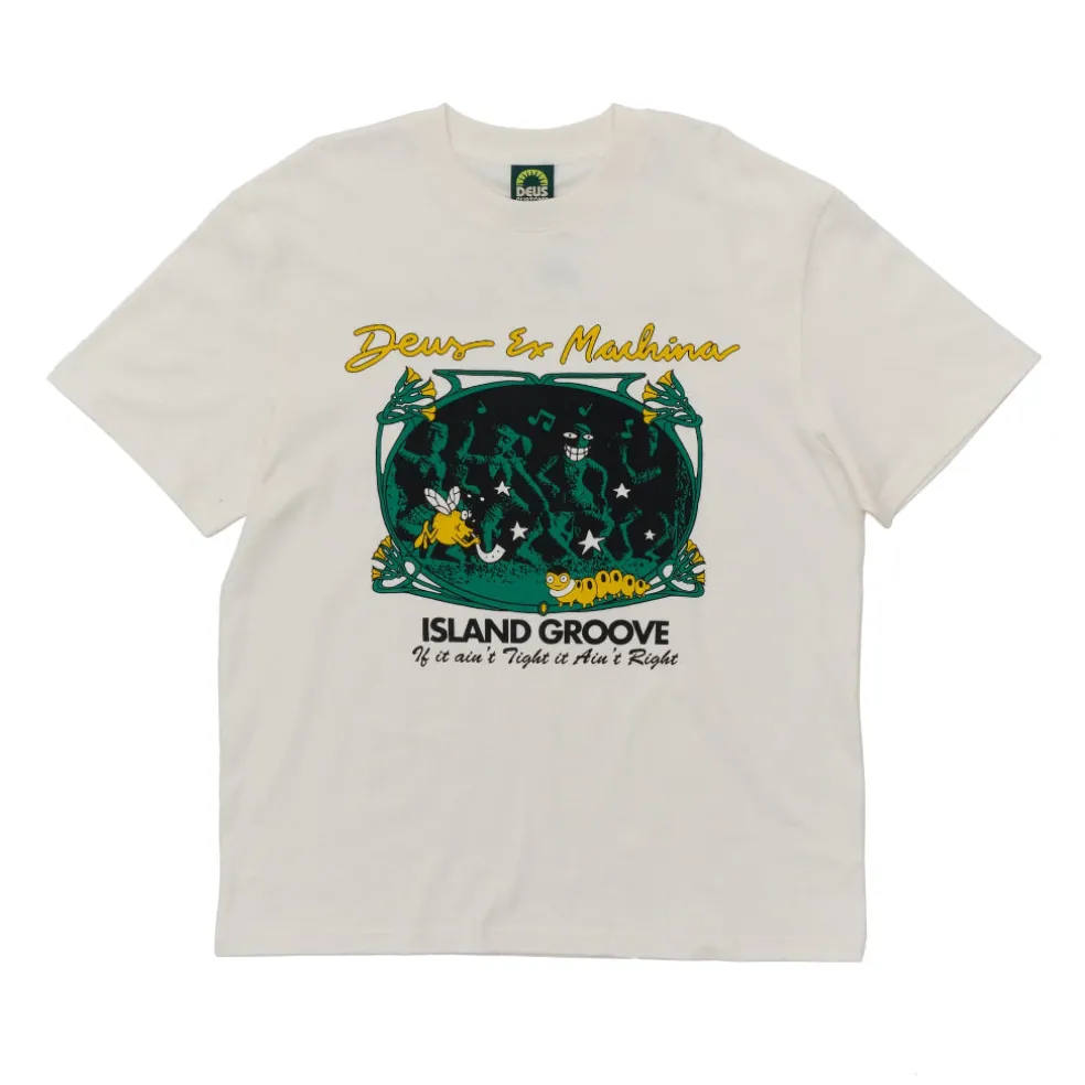 Island Groove Tee Vintage White