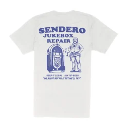 Jukebox Repair Tee Vintage White