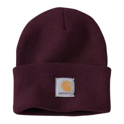 Knit Cuffed Beanie Blackberry