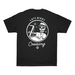 Late Night Tee Black