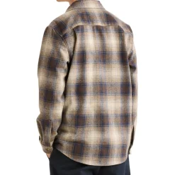Lodge Shirt Blue/Taupe Mix Plaid 24'