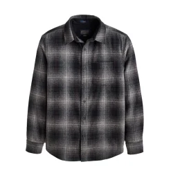 Lodge Shirt Grey Mix Multi Plaid 24'