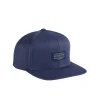 Logo Flat Brim Hat Navy