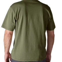 Loose Fit Heavyweight S/S Pocket Tee Dusty Olive