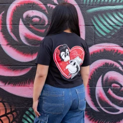 Lovebirds Womens Cropped Tee