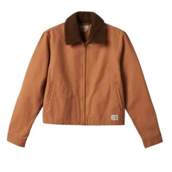 Mechanics W Garage Zip Jacket Tobacco Brown